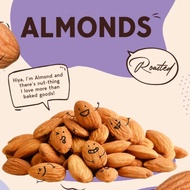 Roasted Almonds 50 Grams-Roasted Almonds 50gr - Mature Almonds 50 Grams - Almonds 50 Grams