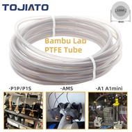 For Bambu Lab Ptfe Tube ID2.5mm OD4mm P1P AMS A1 Mini 3D Printer Teflonto Pipe 1.75mm Bambulab Parts