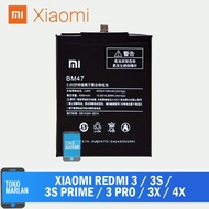 Batre Batrai Batere Baterai Xiaomi Redmi 3Pro / 3 Pro BM47 Original