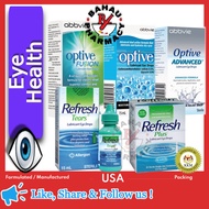 ABBVIE EYE DROPS REFRESH PLUS, REFRESH TEARS & OPTIVE FUSION OPTIVE ADVANCE OPTIVE