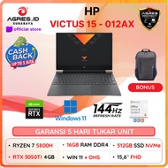 HP VICTUS 15 RYZEN RTX3050TI 4GB/7 5800H 16gb 512ssd W11 + OHS FHD
