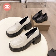 8232 Casual Loafers Thick Heels 3-Inch