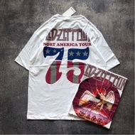 LED-ZEPPELIN Us Tour T-Shirt - Vintage Oversize Led Zeppelin Us Tour Band T-Shirt Men's T-Shirt Over