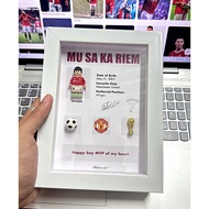 [Print on Demand] Personalized Picture Display Frame - Soccer Superstar Picture Frame - THE DAWN LAB