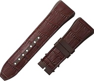 28mm Nylon Silicone Watch Strap Black Blue Folding Buckle Watchband for Franck Muller Series Watch