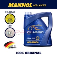 ORIGINAL MANNOL CLASSIC 10W40 7501 MANNOL ENGINE OIL MINYAK ENJIN MANNOL FULLY SYNTHETIC FULL SINTET