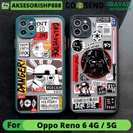 Case Oppo Reno 6 4G 5G Casing Hardcase Starwars Lens Protection
