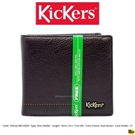KICKERS Brand Men’s Leather Short Wallet ( 1KDUC-MB-53034 )