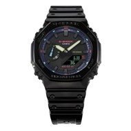 GA-2100RGB-1AJF Unisex Fashion Black Watch Watches straps Watch accessories f165