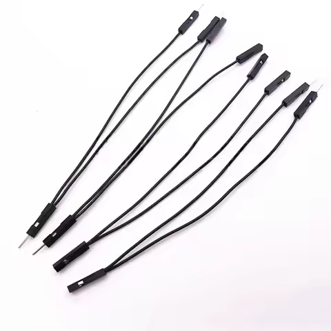 1Pc 2.54mm 1 to 2 Splitter Cable 28AWG Male to Female Dupont Jumper Wire