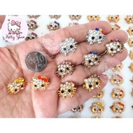 1pc Hello Kitty Alloy Baby Brooch With Stone (1.5x1.3cm) Kerongsang Pin Tudung Besi Batu Diamond Pin