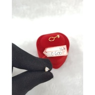 JR827D179D baby hoop earrings, gold gemstone, weight 0.600, 70% 16k