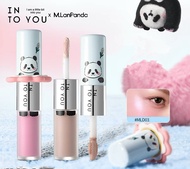 INTO YOU x M.Lan Panda ,,,,,, INTO YOU x M.Lan Panda 腮红 & 高亮双色棒,双头多用配方,自然提亮光泽,奶油质地持久高光,修容,腮红和遮瑕