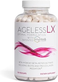 AgelessLX Anti Aging Supplement for Women - with HMB Collagen Enhancer Plus Vitamin D3 and K2, Horse