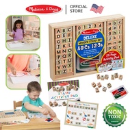 (ของแท้ USA) ชุดแสตมป์ ตัวปั๊ม ตัวอักษร non-toxic ล้างออกได้ Deluxe Wooden Stamp Set กล่องเก็บ รุ่น