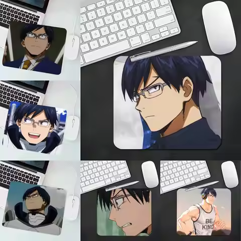 1pc Tenya Iida Mousepad Small LockEdge Mouse Pad For Gamers Computer Desk Pad Rectangular Anti-slip 
