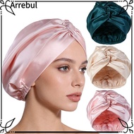 ARREBUL Silk Satin Hair Bonnet, Adjustable Satin Fabric Mulberry Silk Wrap, Premium Breathable Smoot