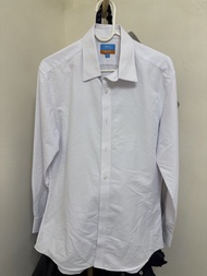 G2000白色長袖恤衫