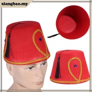 xiangbao1 Fez Hat Moroccan Themed Hat Unique Turkish and Moroccan Style Headpiece
