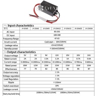[QrhYK-t] AC-DC Converter 220V to DC5V 6V 9V 12V 15V 20V 24V Switching Power Supply Module new
