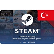 Steam Turkey Wallet Gift Card TRY Digital Code 1/2/3/4/5/10/20/30/50 USD Try USA turkey wallet TL St