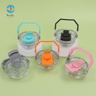 Bottle Lid, Splash Spill Proof Multicolor Cup Lid, Portable Replacement Transparent Therms Cup Cap f