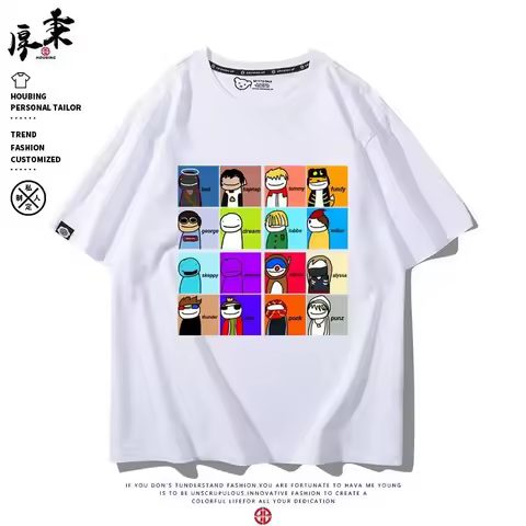 2024 New Sapnap Cosplay Dream Team SMP Merch 3D Print Game short sleeve T-shirt Women/Men Sweatshirt