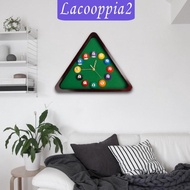 [Lacooppia2] Billiards Theme Wall Clock Wooden Decoration for Bedroom