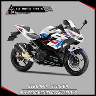 Striping NINJA 250 FI NEW 2018 TO NOW LIVERY BMW / NEW NINJA FI 250 STICKER / DECAL ALL NEW KAWASAKI