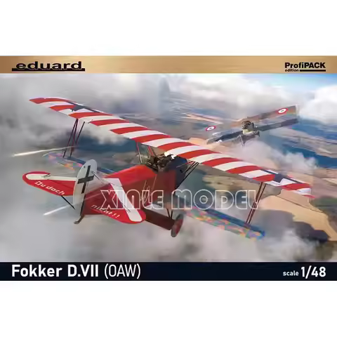 Eduard Plastic Assembled Aircraft Model Kit 8136 Fokker D.VII (OAW) 1/48