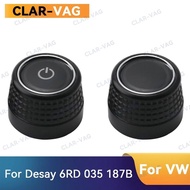 Car Radio Button Switch Control For VW Golf 5 6 Passat B5 6 Jetta 5 6 For Desay 6RD 035 187B Radio V