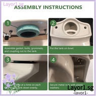 LAYOR1 Toilet Tank Flush Valve, Repairing AS738756-0070A Toilet Coupling Kit, Spare Parts Universal Durable Toilet Tank Bolts for AS738756-0070A