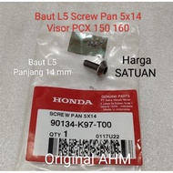 Bolt L5 Screw Pan 5x14 Visor PCX 150 160 Ori AHM 90134 K97 T00