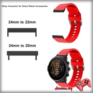 Metal Smartwatch Band Connector Adapter 24mm to 22mm/20mm for Suunto7/9/D5i