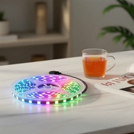 RGB Strip Light: Remote-Controlled, Adjustable Length for Mood Lighting