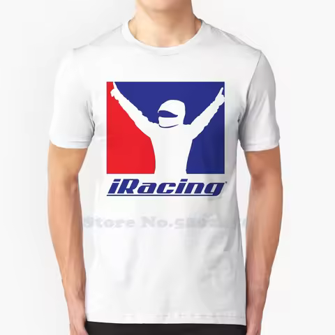 iRacing Brand Logo 2023 Streetwear T Shirt Top Quality Graphic Tees