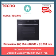 Tecno 6 Multi-function Upsized Capacity Built-in Oven, TBO7006