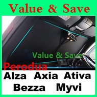 Car Front Windshield Sunshade Perodua Alza Ativa Axia Bezza Myvi Custom Fit Window Customized Front 