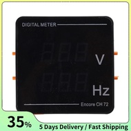 Upgraded Digital Voltmeter Frequency Panel Voltage HZ-Tester AC50-500V 10-99.9HZ Red-Digits Display
