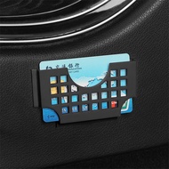 Car Card Holder In-Car Bill Holder Card Holder Card Case Sticky Universal Car Card Case Business Car