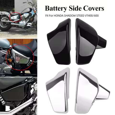 For Honda 1999-2008 VLX 600 VT 600 C CD Shadow Steed VT400 Left Right Battery Side Fairing Guard Mot