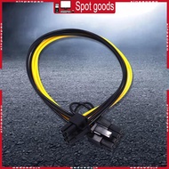 XI 32cm 12 6in 6 Pin to 8 Pin Male PCI E Graphics Card Power Supply Adapter Cable