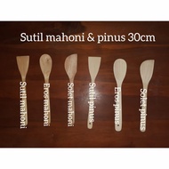 Sutil Mahoni/Spatula Mahoni/ Eros Mahoni Panjang 30 cm