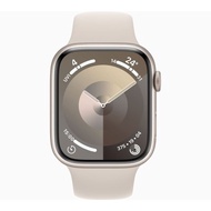 Apple Watch Series 9 智能手錶 GPS 41mm星光色鋁金屬錶殼星光色運動錶帶S/M 預計7日內發貨 -