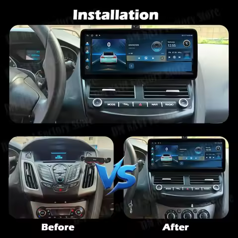 Car Radio Multimedia For Ford Focus 3 2012 - 2018 Video Player Navigation GPS Android 14 Wireless Ca