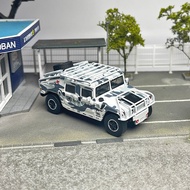 Master 1: 64 Hummer Hummer Hummer Police Car Alloy Car Model Static Ornaments Collection