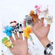 10 Pcs Cute Animal Finger Puppets Panda Rabbit Elephant Party Favors Gift For Kids Gifts For Children's Day