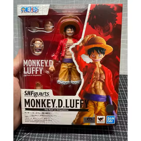 Hot 100% Original Sh Figuarts Shf One Piece Monkey D Luffy Romance Dawn Action Figures Anime Model T