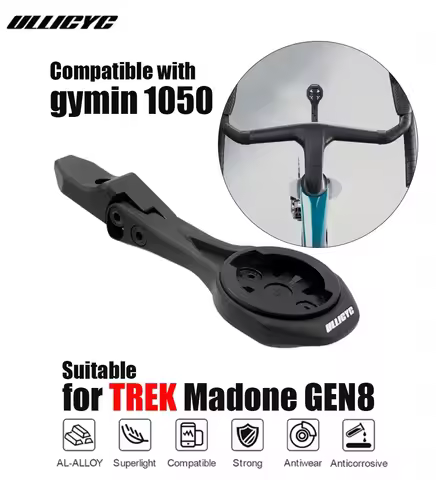For TREK Madone SLR GEN8 Integrated Handlebar Computer Mount Compatible With Gopro/GPS/Garmin/Bryton