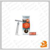 Merkur Mk34c Double Edge Razor with Heavy Duty Short Handle